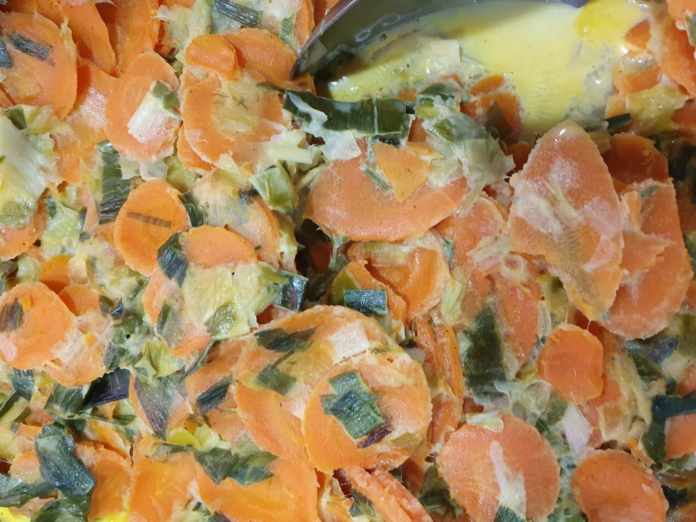 Carottes à la crème et fondue de poireaux Boucherie Haute Berthault